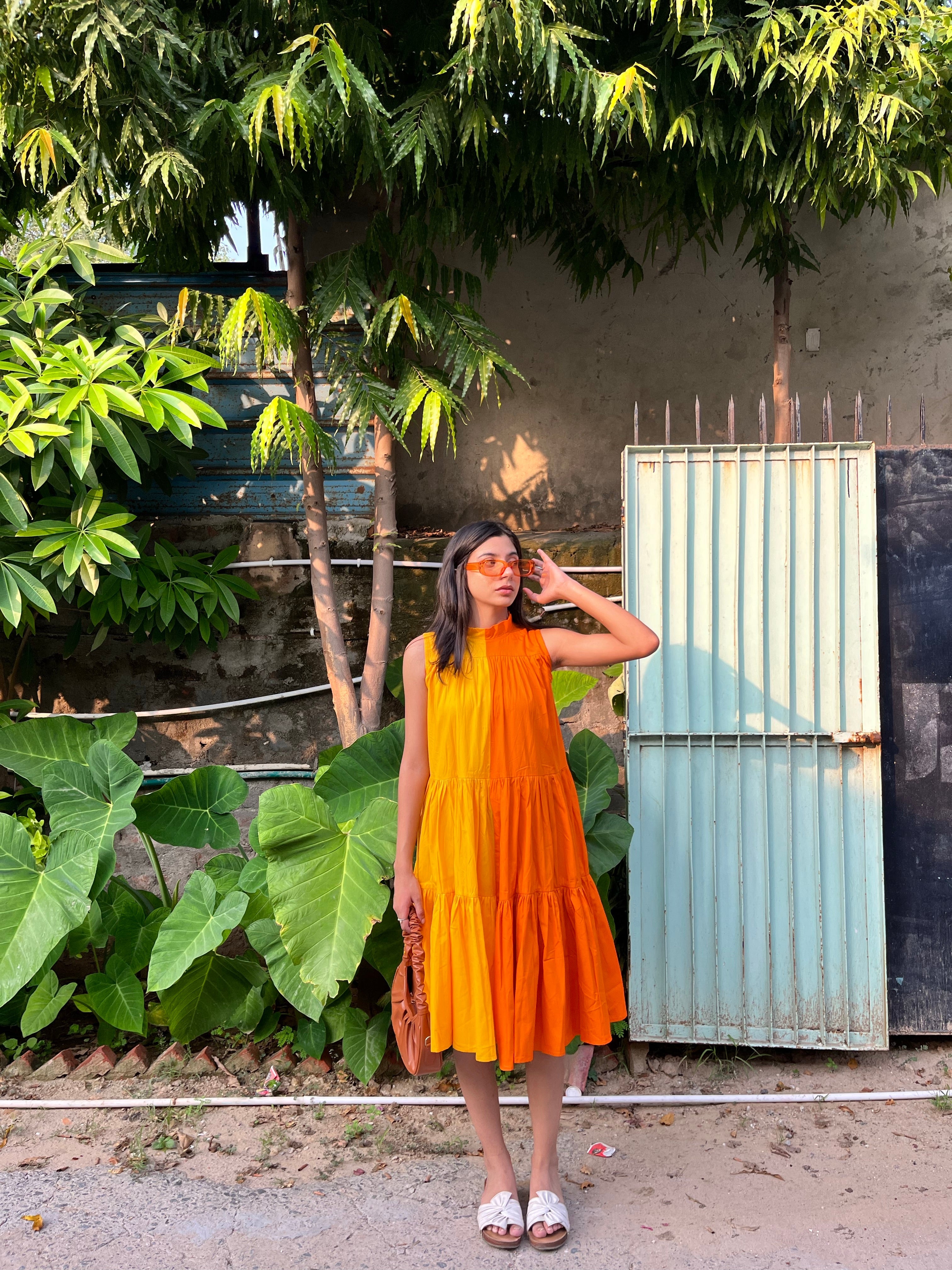 Half n Half Dress - Labelbyanuja