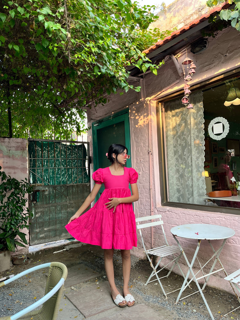 Hot Pink Twirkie dress - Labelbyanuja