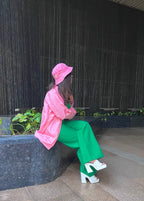 Light Pink Cotton Shirt- Labelbyanuja