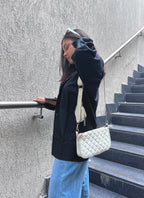 Black Oversized Cotton Shirt