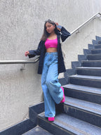 Black Oversized Cotton Shirt