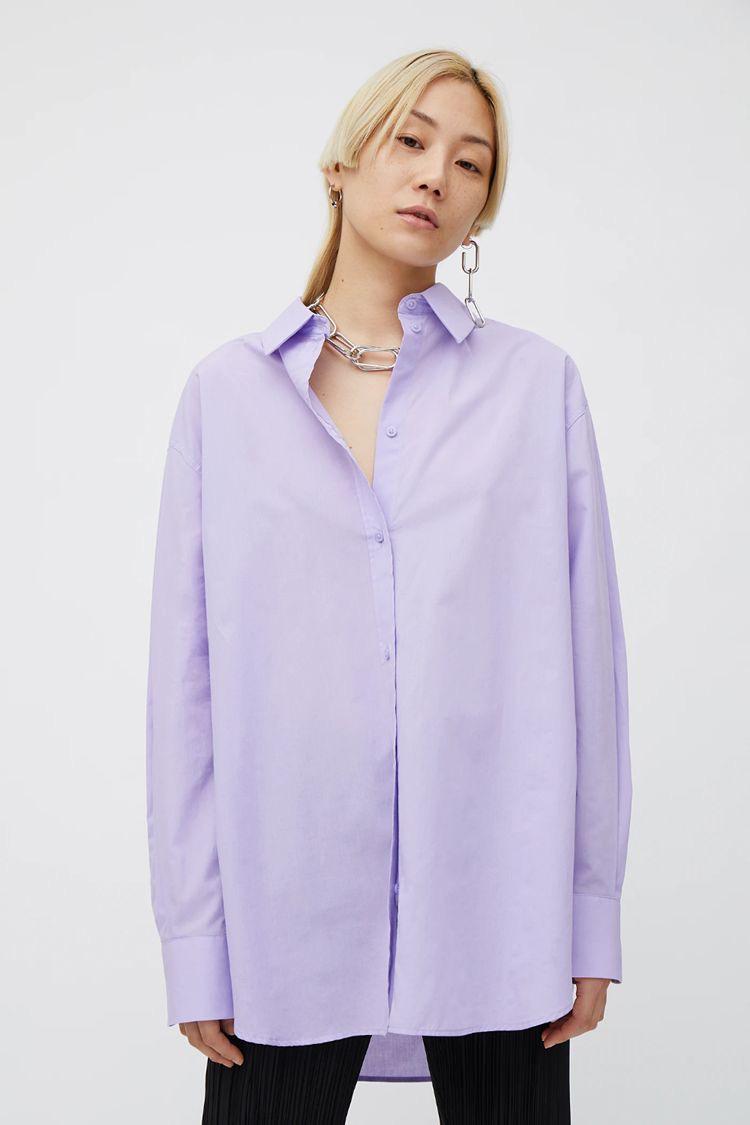 Lavender Cotton Shirt - Labelbyanuja